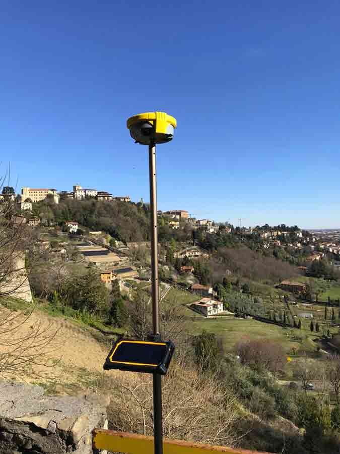 Rilievo GPS in Città Alta Bergamo