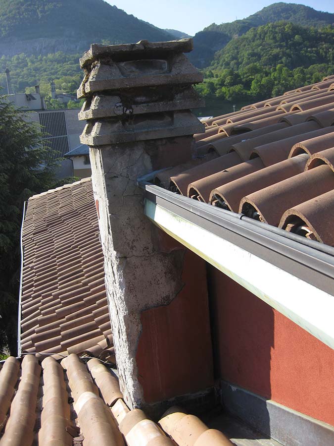 Ricorritura manto di copertura in coppi
